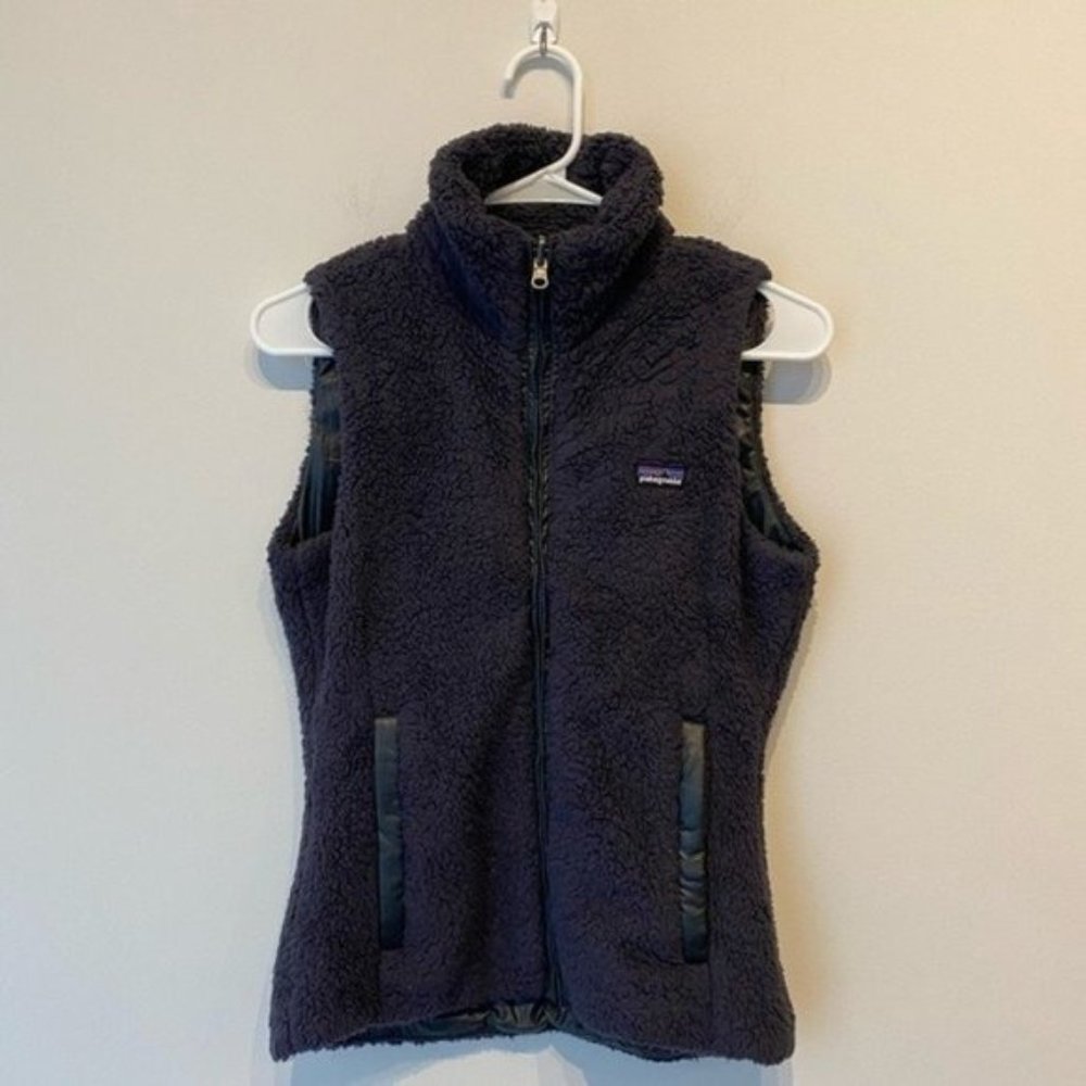 Patagonia Purple Fleece Reversible Vest Size XS